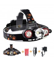 چراغ پیشانی شارژی سه لامپ