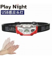چراغ پيشاني USB و شارژي مدل HM-0002