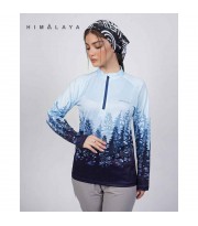 بلوز نيم زيپ هیمالیا مدل AFRA 0415