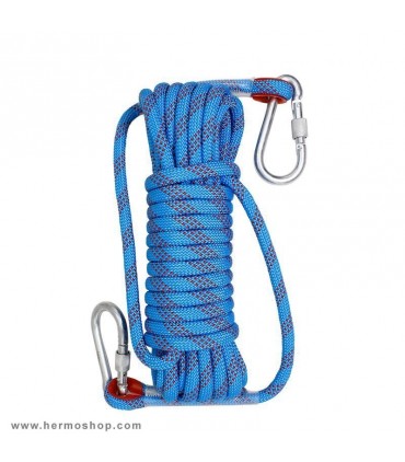 طناب کوهنوردی دو سر کارابین دار مدل 12MM