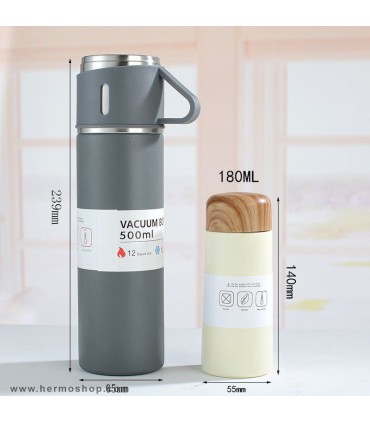 فلاسک و ماگ 500ML Vacuum Flask Set مدل VFS-1623