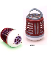 چراغ چادر و حشره کش اسپیکر دار شارژی مدل W881