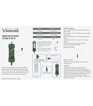 فیلتر تصفیه آب 3 مرحله بلک دیر مدل JY-XG-02