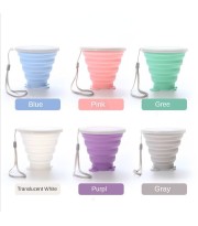 لیوان تاشو سیلیکونی 320ML مدل SI-3202