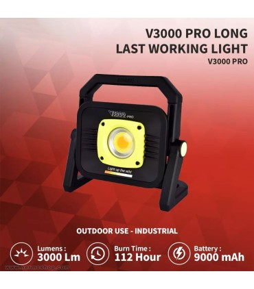 نورافکن سانری مدل V3000 Pro