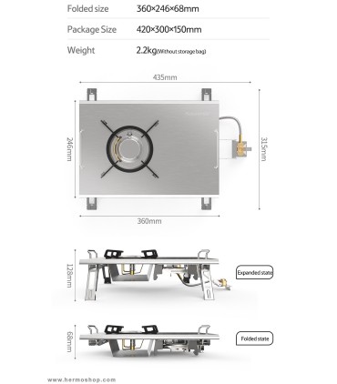 اجاق کمپینگ نیچرهایک مدل NH20RJ001