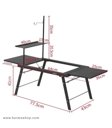 میز باربیکیو چند کاره نیچرهایک مدل CNK2300JJ024