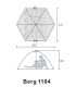 چادر چهار نفره کوهنوردی Berg مدل 1104