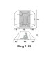 چادر دو-سه نفره کوهنوردی Berg مدل 1105