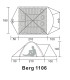 چادر چهار نفره کوهنوردی Berg مدل 1106