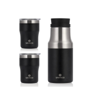 ست فلاسک و لیوان دو جداره سانتکو 1200ML مدل Molle and Nora