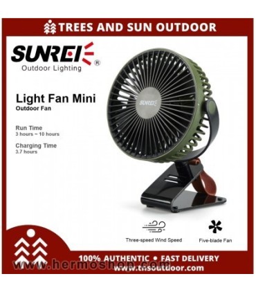 پنکه شارژی سانری مدل Light Fan Mini