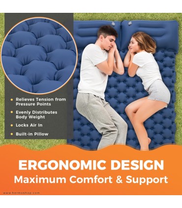 زیرانداز بادی دو نفره کینگ کمپ DELUXE COMFORT DUO 9 KM2441