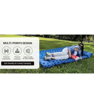 زیرانداز بادی دو نفره کینگ کمپ DELUXE COMFORT DUO 9 KM2441