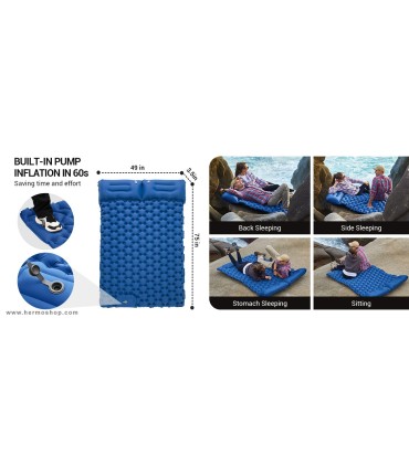زیرانداز بادی دو نفره کینگ کمپ DELUXE COMFORT DUO 9 KM2441