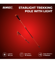 باتوم کوهنوردی چراغ دار سانری مدل Starlight