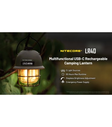 فانوس کمپینگ نایتکر LR40