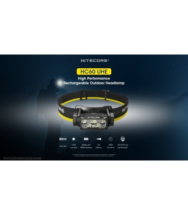 چراغ پیشانی نایتکر مدل HC60 UHE