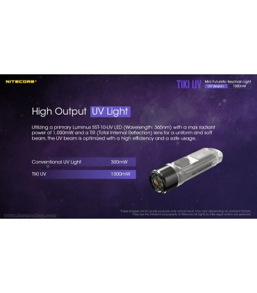چراغ قوه نایتکر مدل TIKI UV
