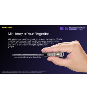 چراغ قوه نایتکر مدل TIKI UV