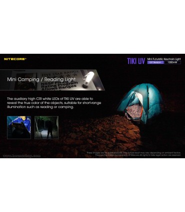 چراغ قوه نایتکر مدل TIKI UV