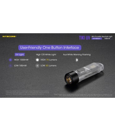 چراغ قوه نایتکر مدل TIKI UV