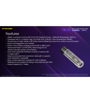 چراغ قوه نایتکر مدل TIKI UV