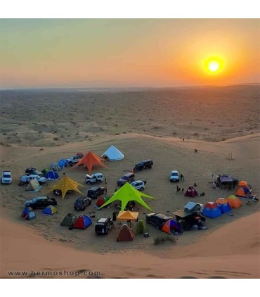 سایبان ستاره ای کمپینگ استارتنت دیلور سایز کوچک قطر 8 متری