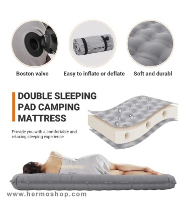 زیرانداز بادی دو نفره کینگ کمپ مدل King Airbed Double KM2209