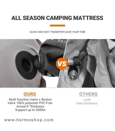 زیرانداز بادی دو نفره کینگ کمپ مدل King Airbed Double KM2209