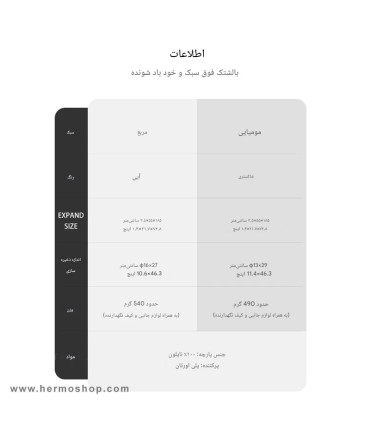 زیرانداز کیسه خواب نیچرهایک مدل CNK2300DZ013