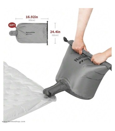 زیرانداز کیسه خواب نیچرهایک مدل CNK2450WS015 سایز مدیوم