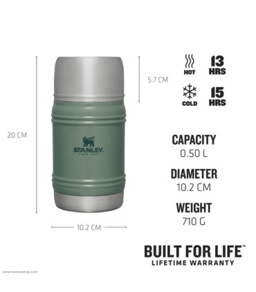 ظرف غذا استنلی 500ml مدل Artisan