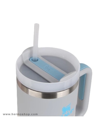 ماگ فلاسک نی دار استنلی 1.18L مدل Quencher H2.O Tumbler
