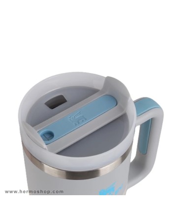 ماگ فلاسک نی دار استنلی 1.18L مدل Quencher H2.O Tumbler