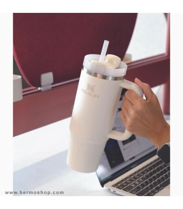 ماگ فلاسک نی دار استنلی 1.18L مدل Quencher H2.O Tumbler