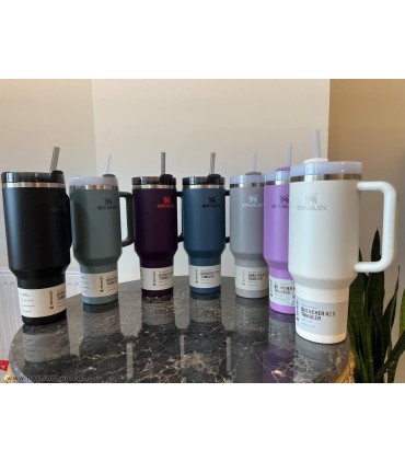 ماگ فلاسک نی دار استنلی 1.18L مدل Quencher H2.O Tumbler