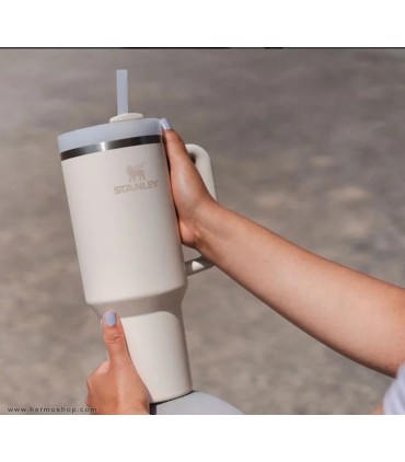 ماگ فلاسک نی دار استنلی 1.18L مدل Quencher H2.O Tumbler