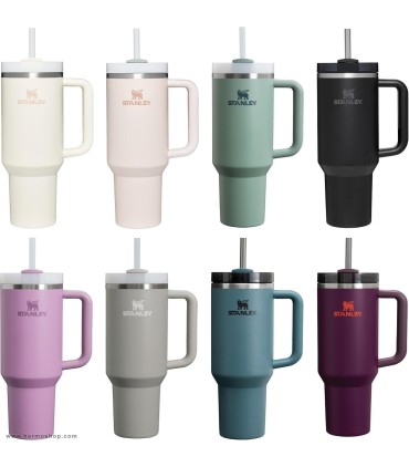 ماگ فلاسک نی دار استنلی 1.18L مدل Quencher H2.O Tumbler