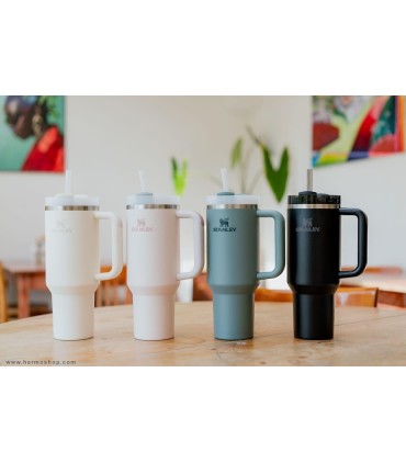 ماگ فلاسک نی دار استنلی 1.18L مدل Quencher H2.O Tumbler