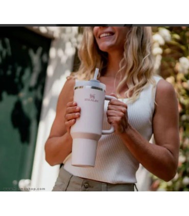 ماگ فلاسک نی دار استنلی 1.18L مدل Quencher H2.O Tumbler