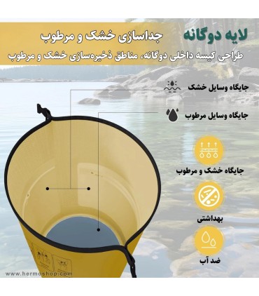 کوله درای بگ 15L نیچرهایک مدل CNK2300BS017