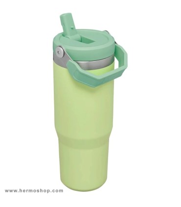 بطری استنلی 890ml مدل The IceFlow Flip Straw Tumbler