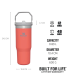 بطری استنلی 890ml مدل The IceFlow Flip Straw Tumbler