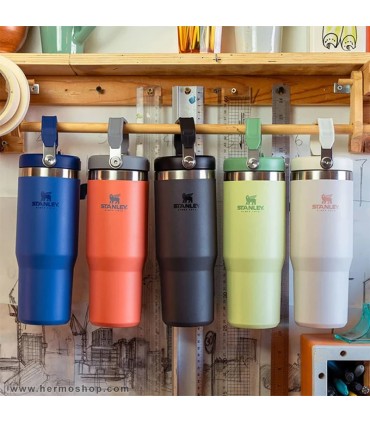 بطری استنلی 890ml مدل The IceFlow Flip Straw Tumbler