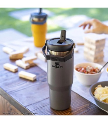 بطری استنلی 890ml مدل The IceFlow Flip Straw Tumbler