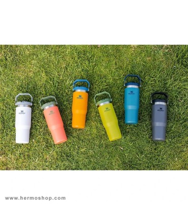 بطری استنلی 890ml مدل The IceFlow Flip Straw Tumbler