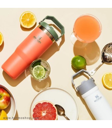 بطری استنلی 890ml مدل The IceFlow Flip Straw Tumbler