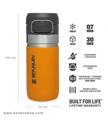 بطری استنلی 470ml مدل The Quick-Flip WaterBottle