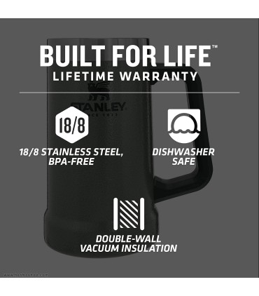 ماگ استنلی 700ml مدل The Big Grip Beer Stein
